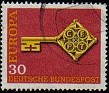 Germany 1968 Europe - C.E.P.T 30 Pfennig Rojo Scott 984. Alemania 1968 984. Subida por susofe